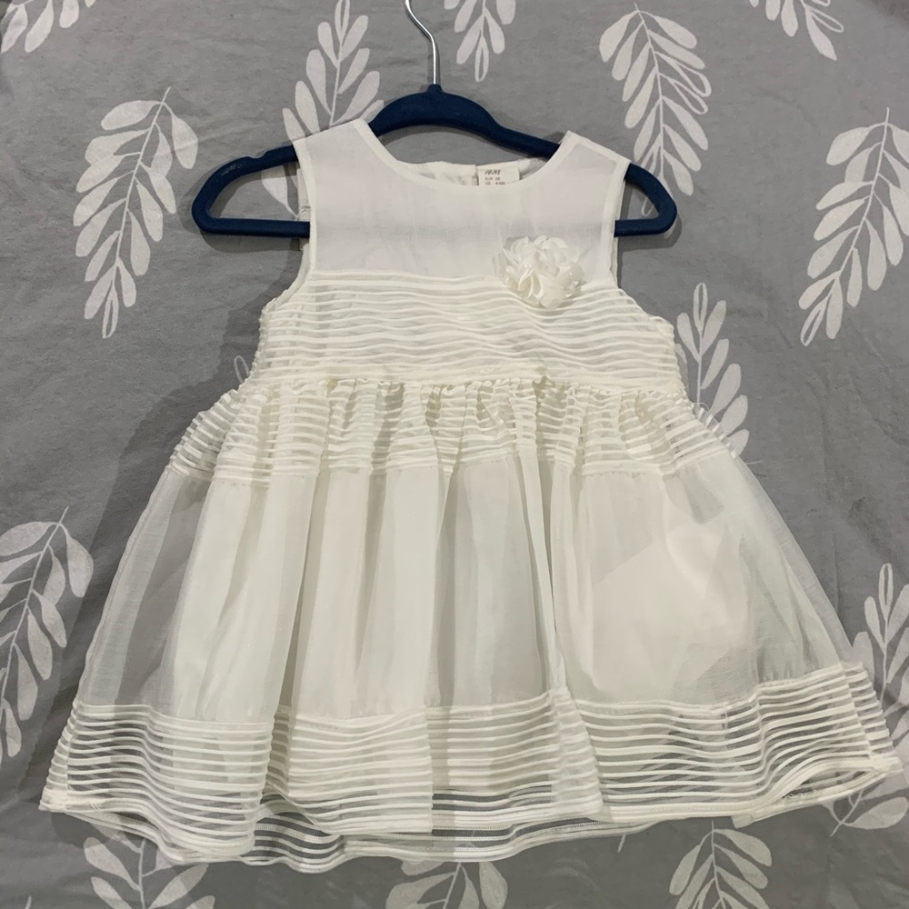 White baby dress